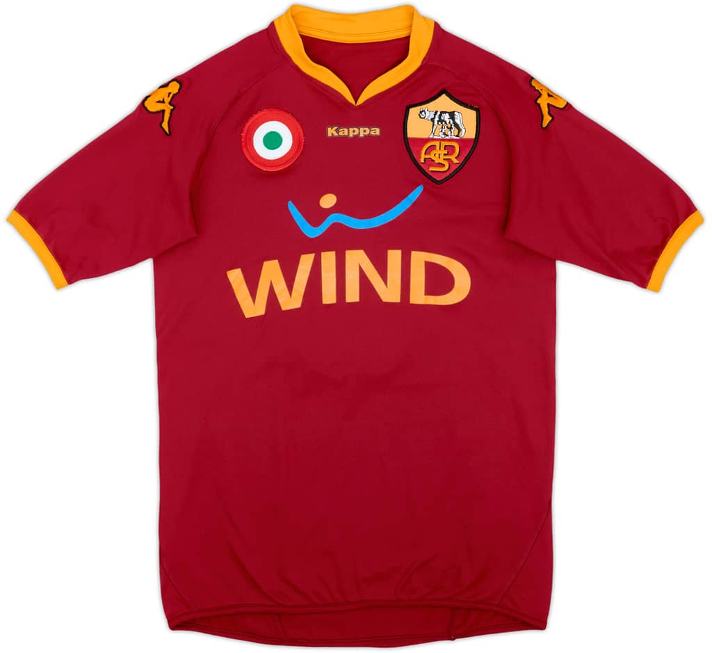 2008-09 Roma Home Shirt Aquilani #8 - 6/10 - (S)