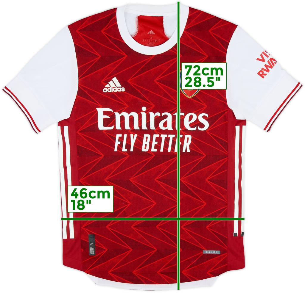 2020-21 Arsenal Authentic Home Shirt - 5/10 - (S)