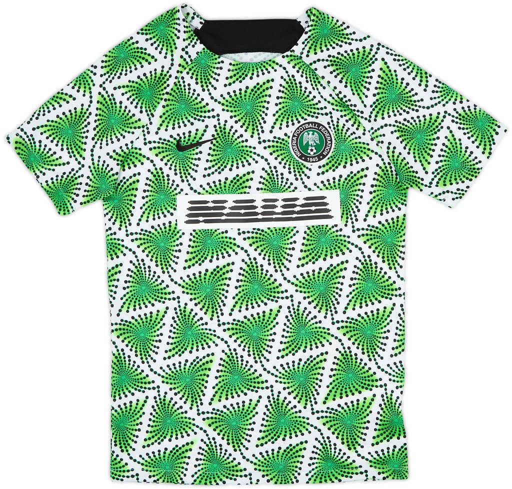 2022-24 Nigeria Nike Pre-Match Training Shirt - 9/10 - (S)