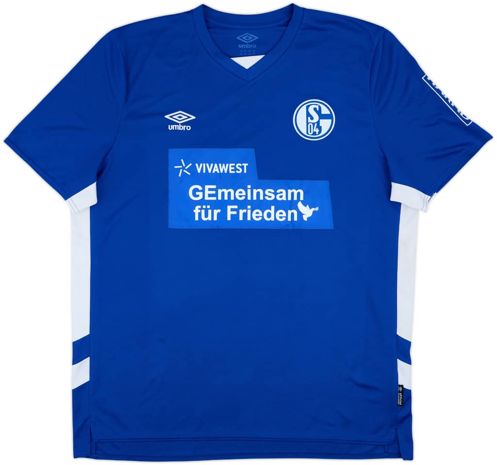 2021-22 Schalke Home Shirt - 9/10 - (XXL)