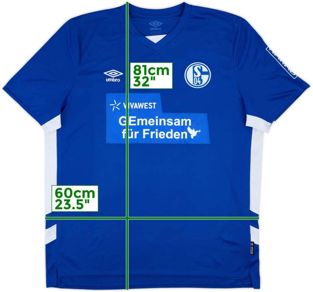 2021-22 Schalke Home Shirt - 9/10 - (XXL)
