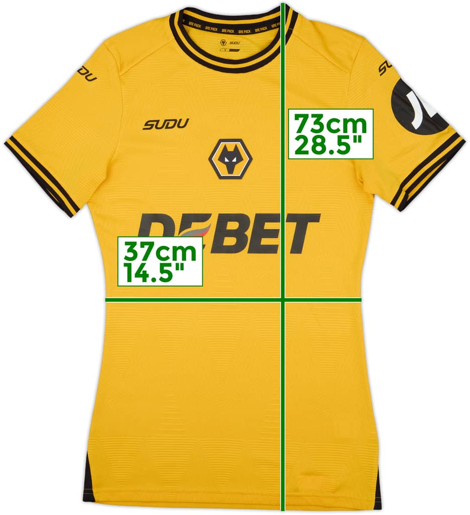 2024-25 Wolves Home Shirt - 8/10 - (Women's S)