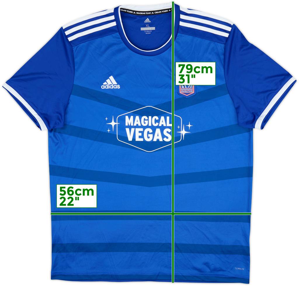 2019-20 Ipswich Home Shirt - 10/10 - (XL)