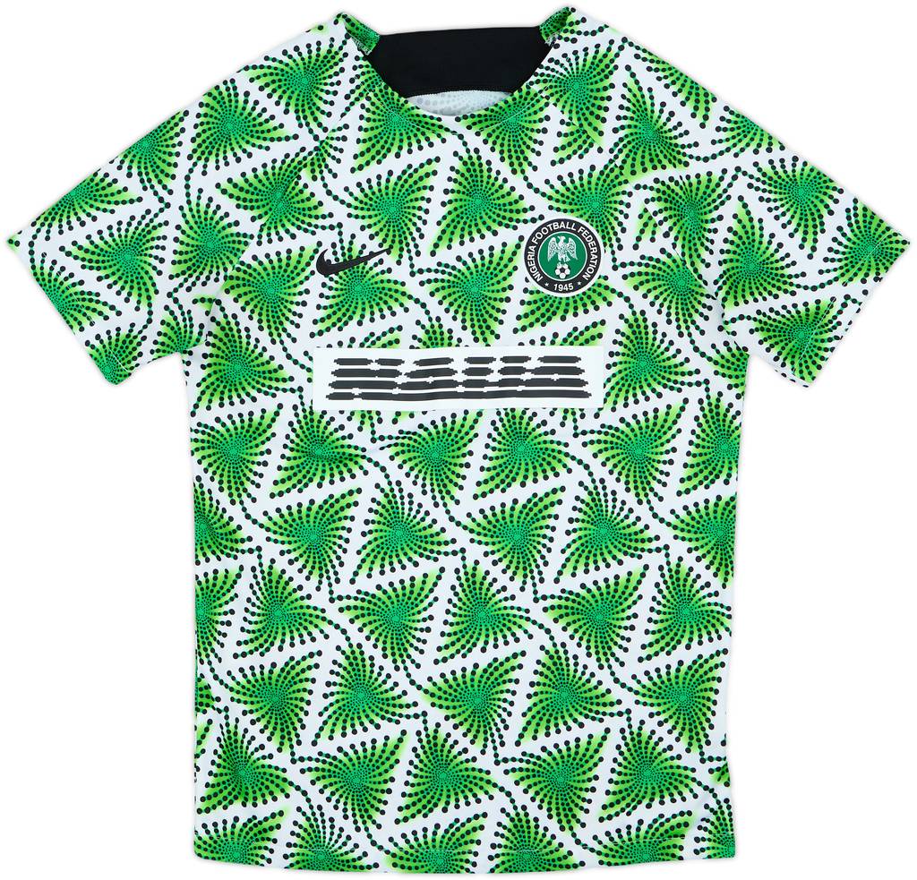 2022-24 Nigeria Nike Pre-Match Training Shirt - 9/10 - (S)