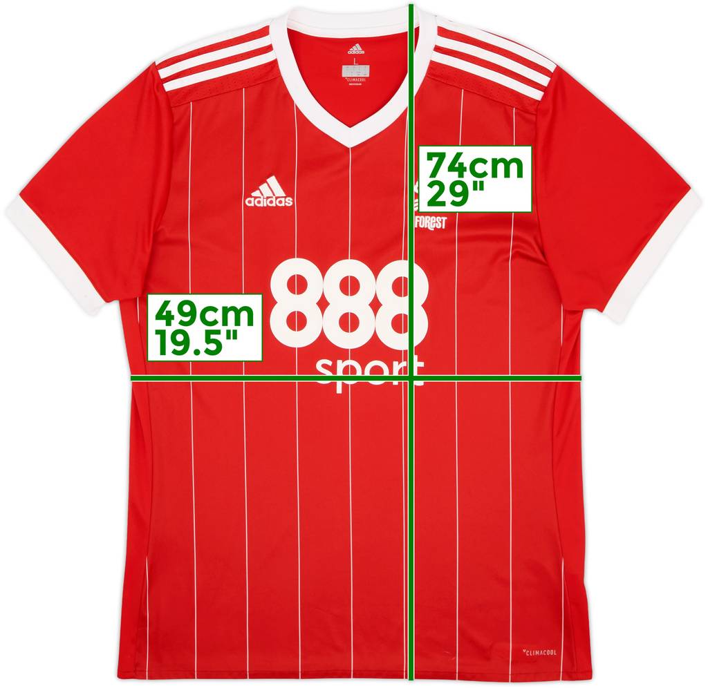 2017-18 Nottingham Forest Home Shirt - 7/10 - (L)
