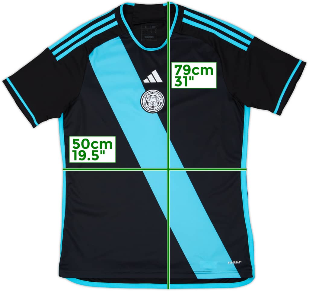 2023-24 Leicester Away Shirt - 9/10 - (L)