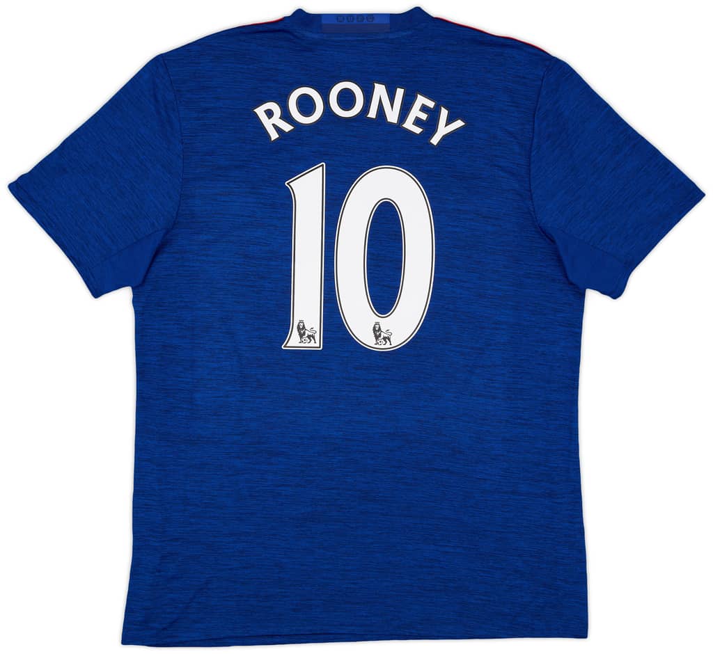 2016-17 Manchester United Away Shirt Rooney #10 - 6/10 - (S)