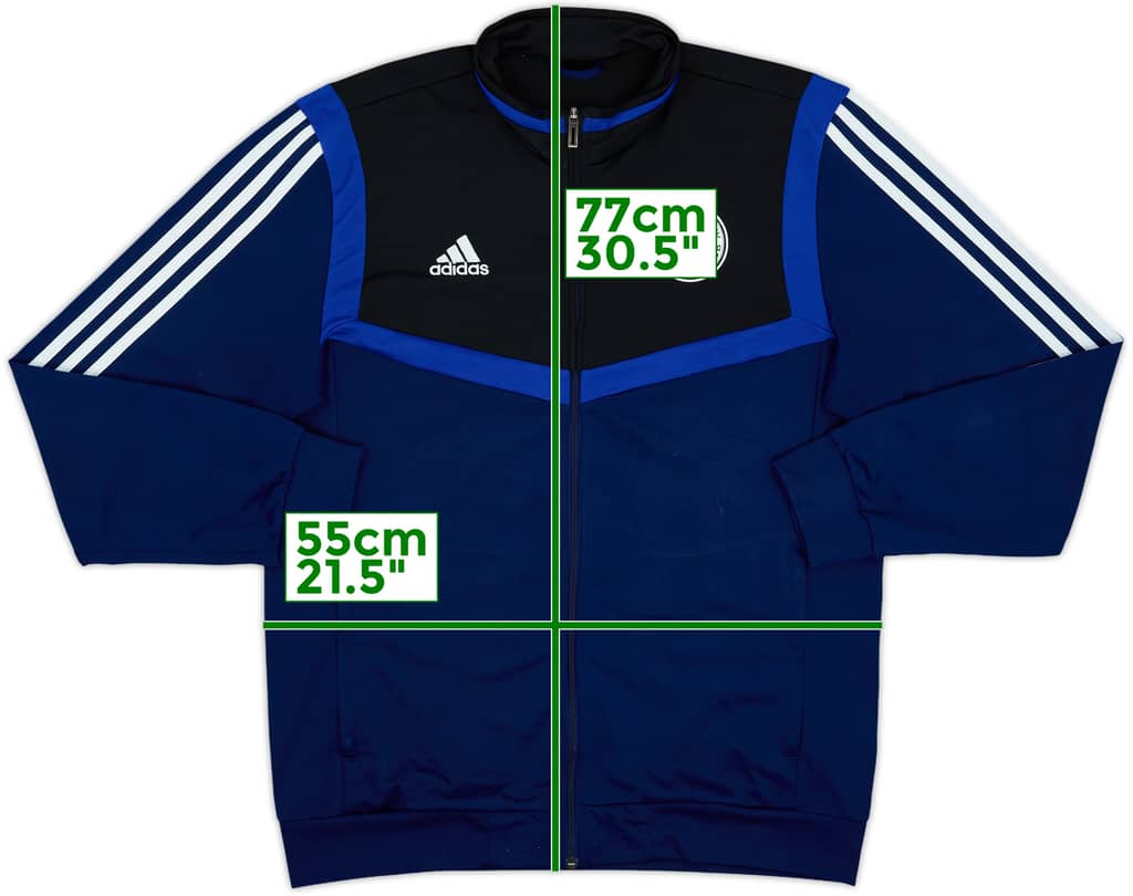 2019-20 Leicester adidas Track Jacket - 7/10 - (L)