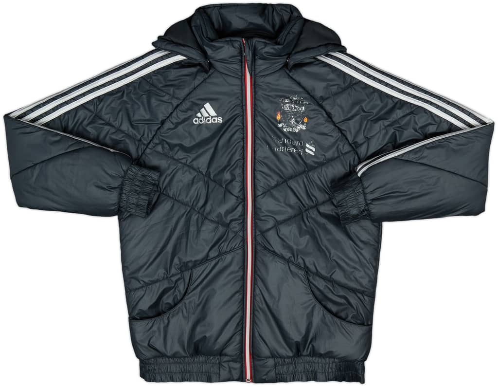 2011-12 Liverpool adidas Padded Bench Coat - 4/10 - (XL.Boys)