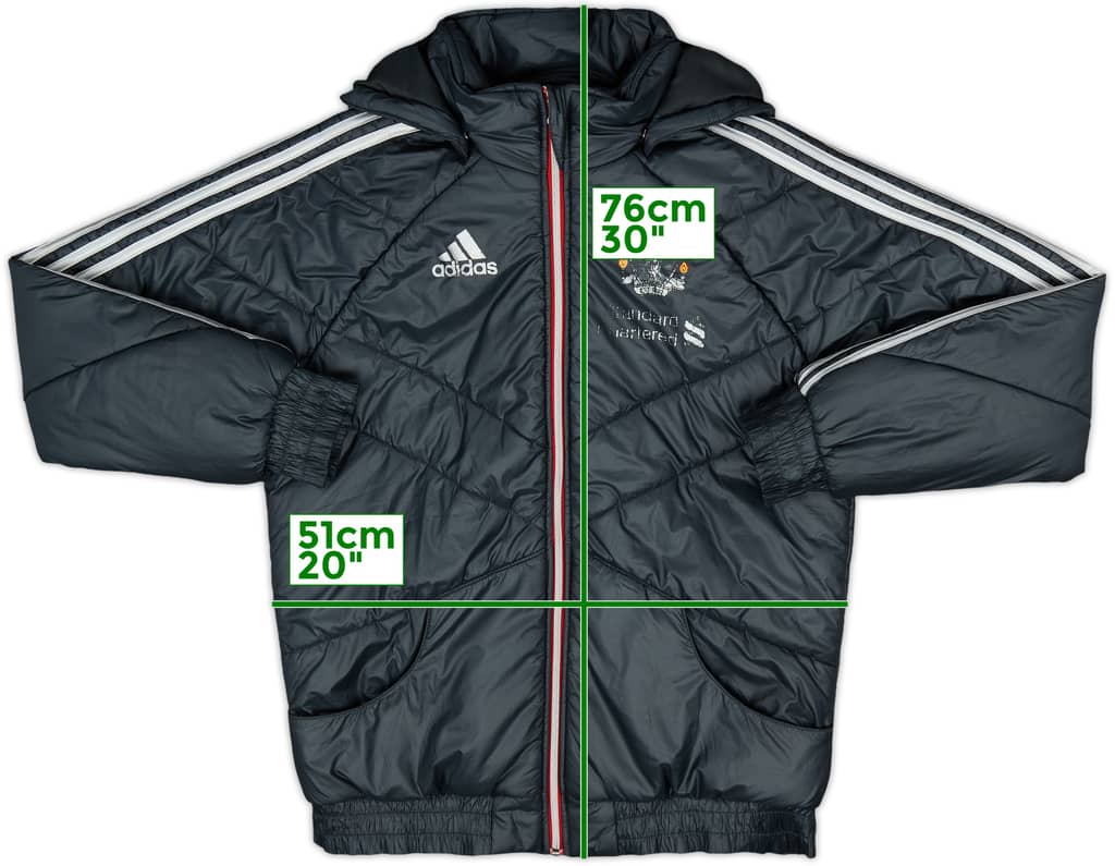 2011-12 Liverpool adidas Padded Bench Coat - 4/10 - (XL.Boys)