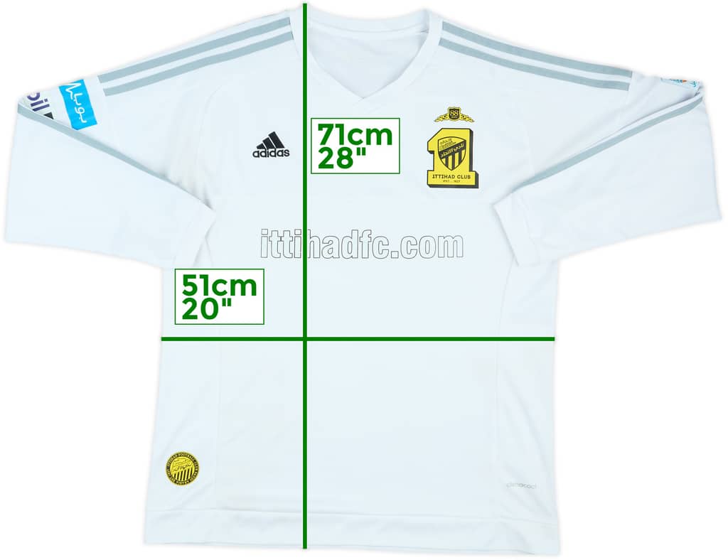 2015-16 Al-Ittihad adidas Training L/S Shirt - 8/10 - (L)