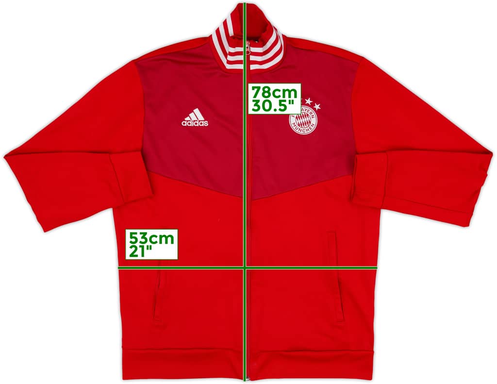 2018-19 Bayern Munich adidas Track Jacket - 8/10 - (L)