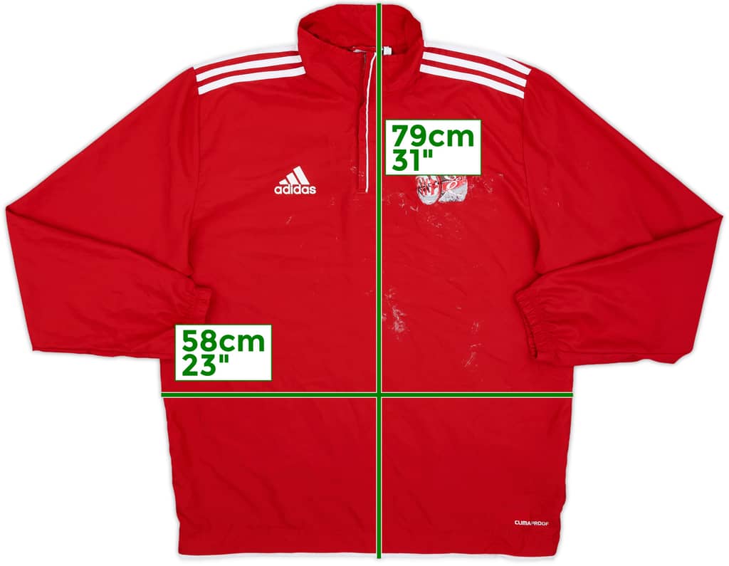 2011-12 AC Milan Academy adidas 1/4 Zip Training Top - 4/10 - (M)