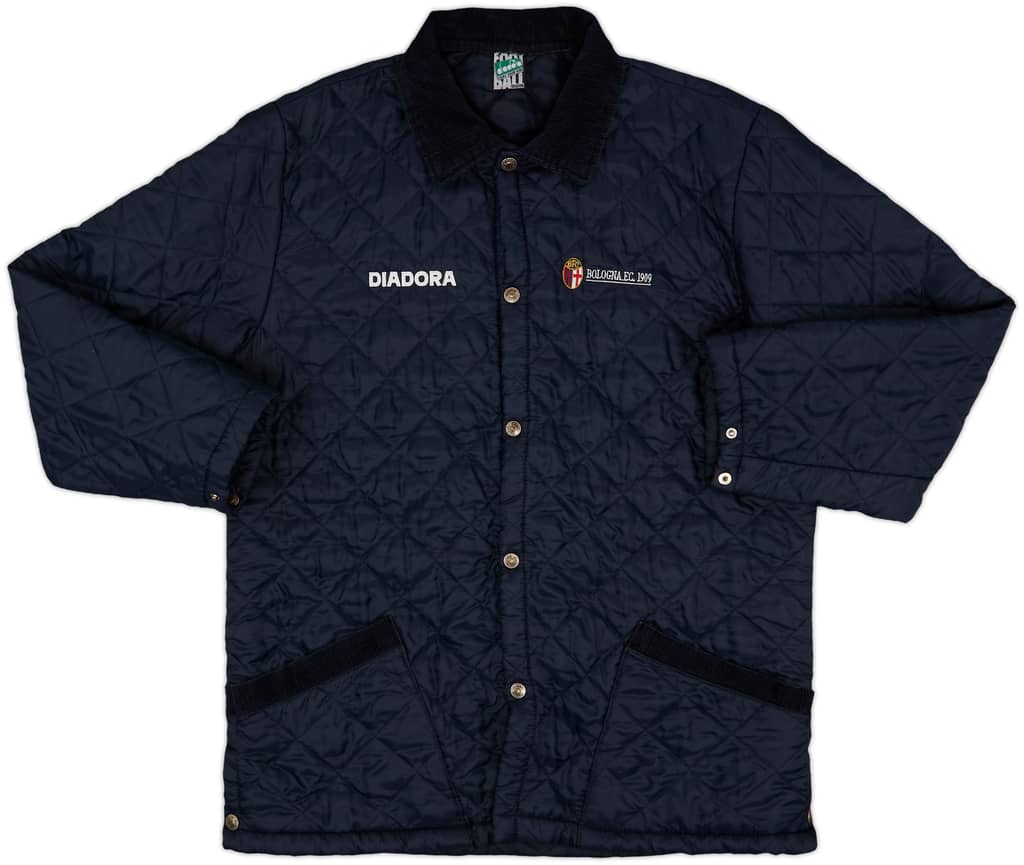 1997-98 Bologna Diadora Quilted Coach Jacket - 8/10 - (XL)
