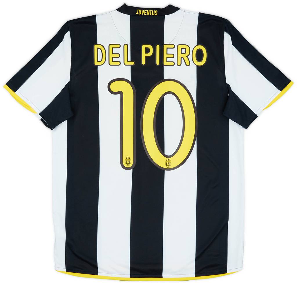 2008-09 Juventus Home Shirt Del Piero #10 - 8/10 - (M)