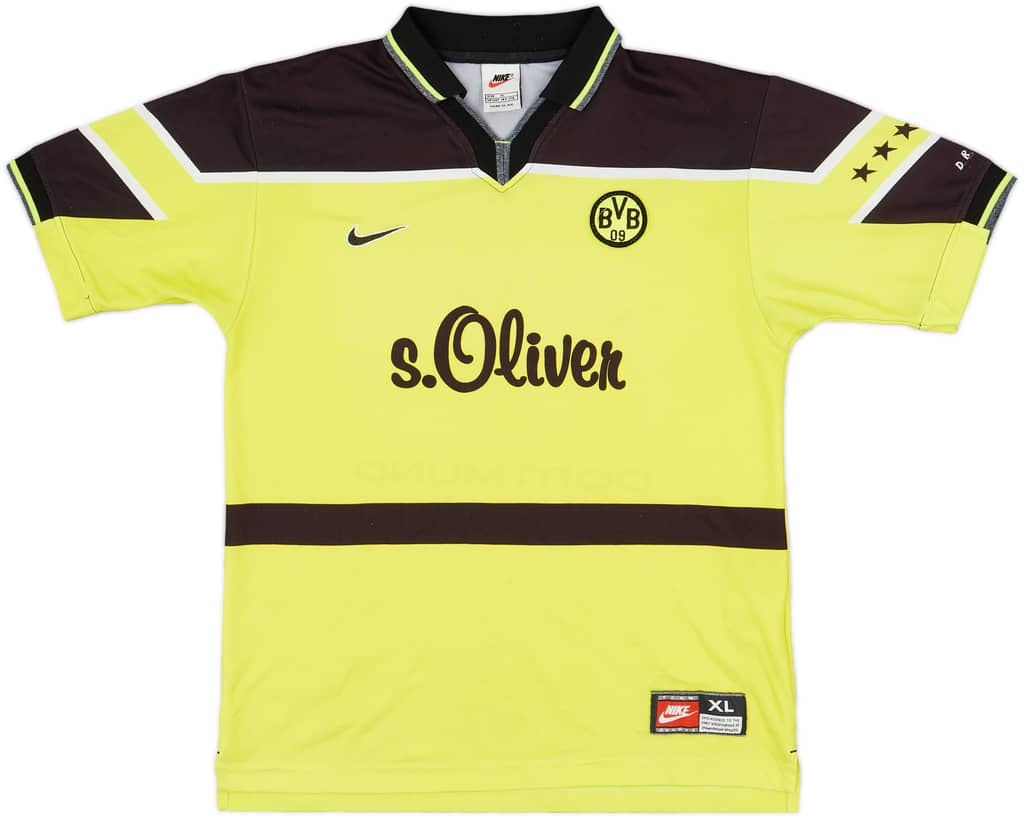 1997-98 Borussia Dortmund Home Shirt - 7/10 - (XL.Boys)