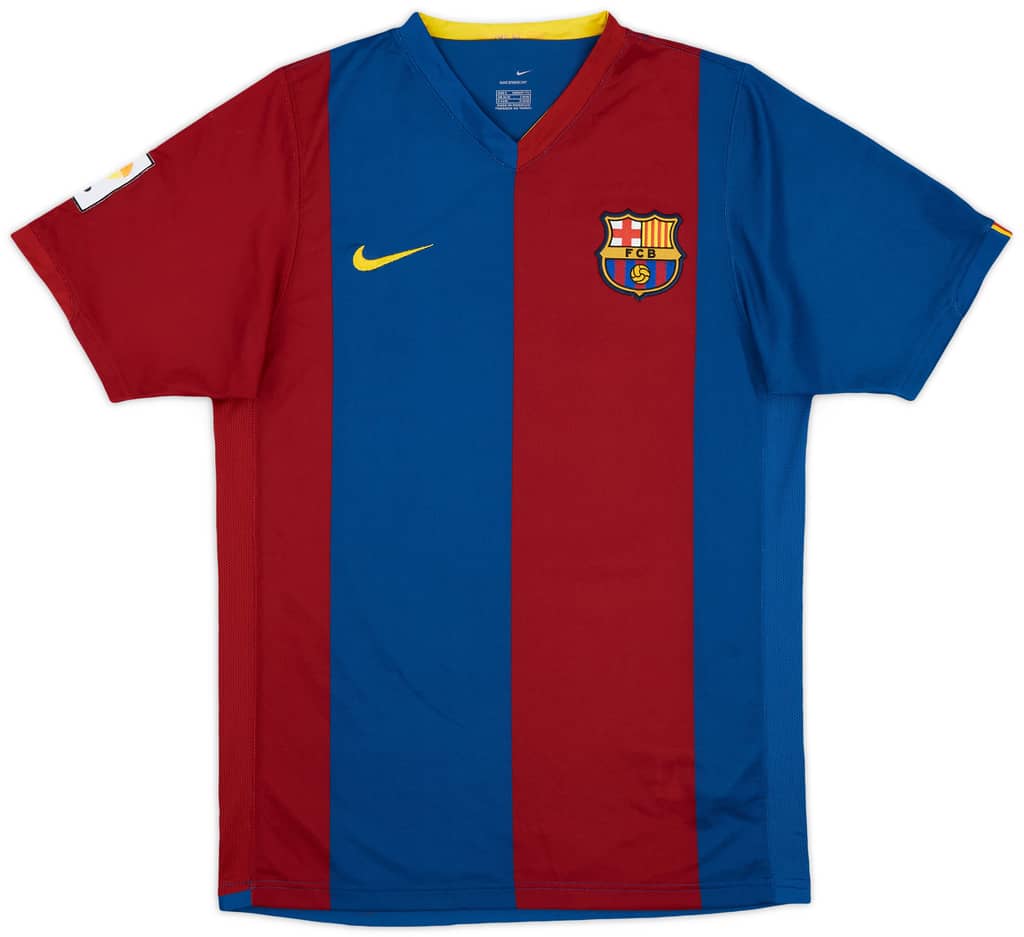 2006-07 Barcelona Home Shirt Ronaldinho #10 - 8/10 - (S)