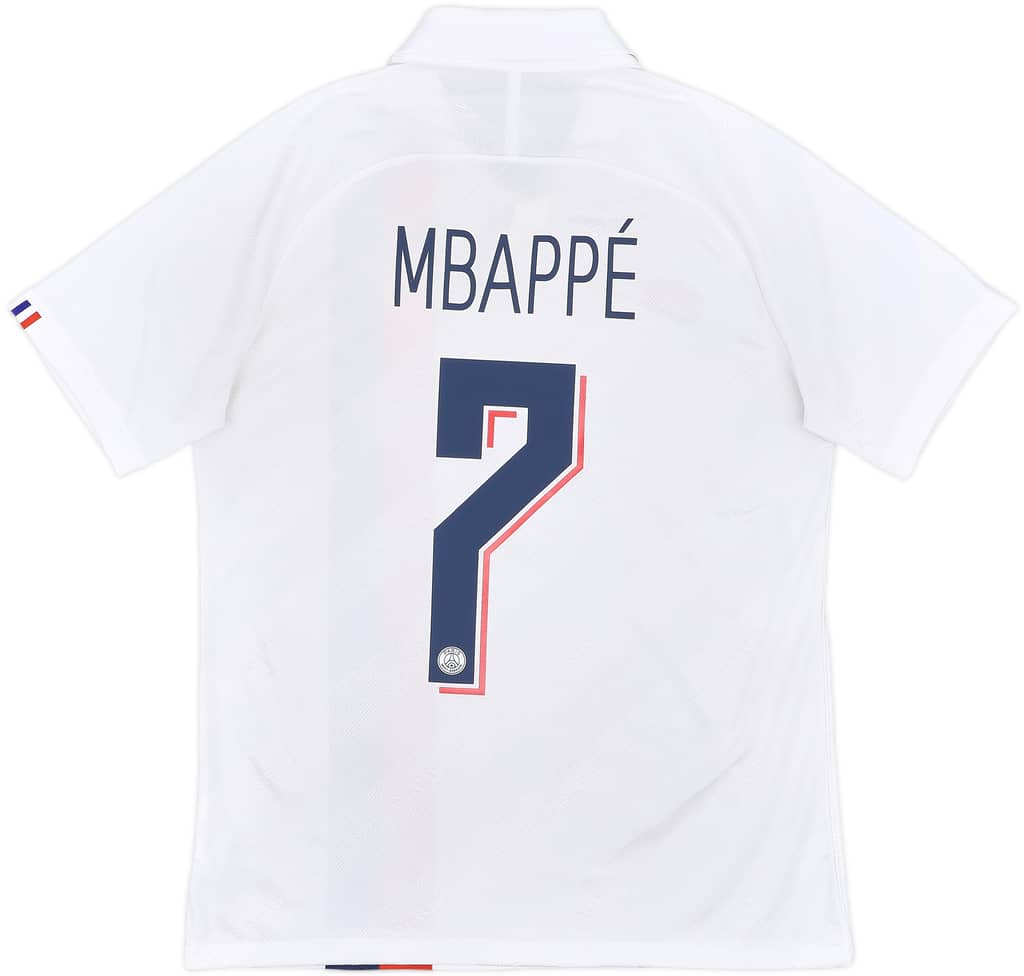 2019-20 Paris Saint-Germain Authentic Third Shirt Mbappe #7 - 8/10 - (M)