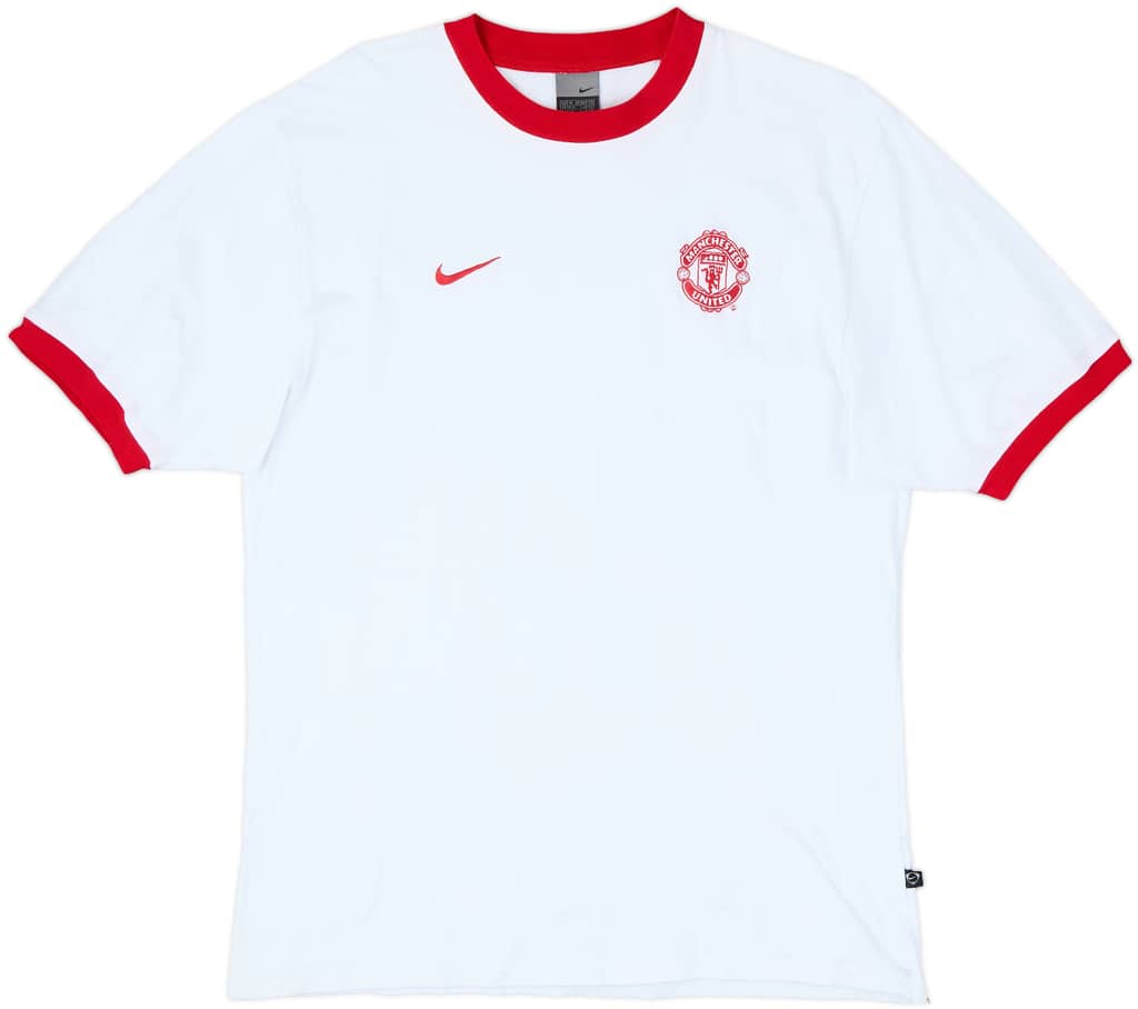 2003-04 Manchester United Nike Cotton Tee - 7/10 - (M)
