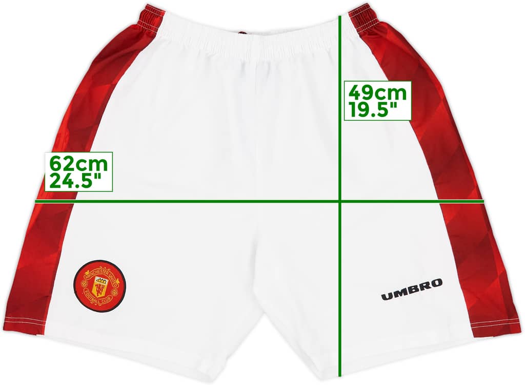 1996-97 Manchester United Home Shorts - 7/10 - (M)