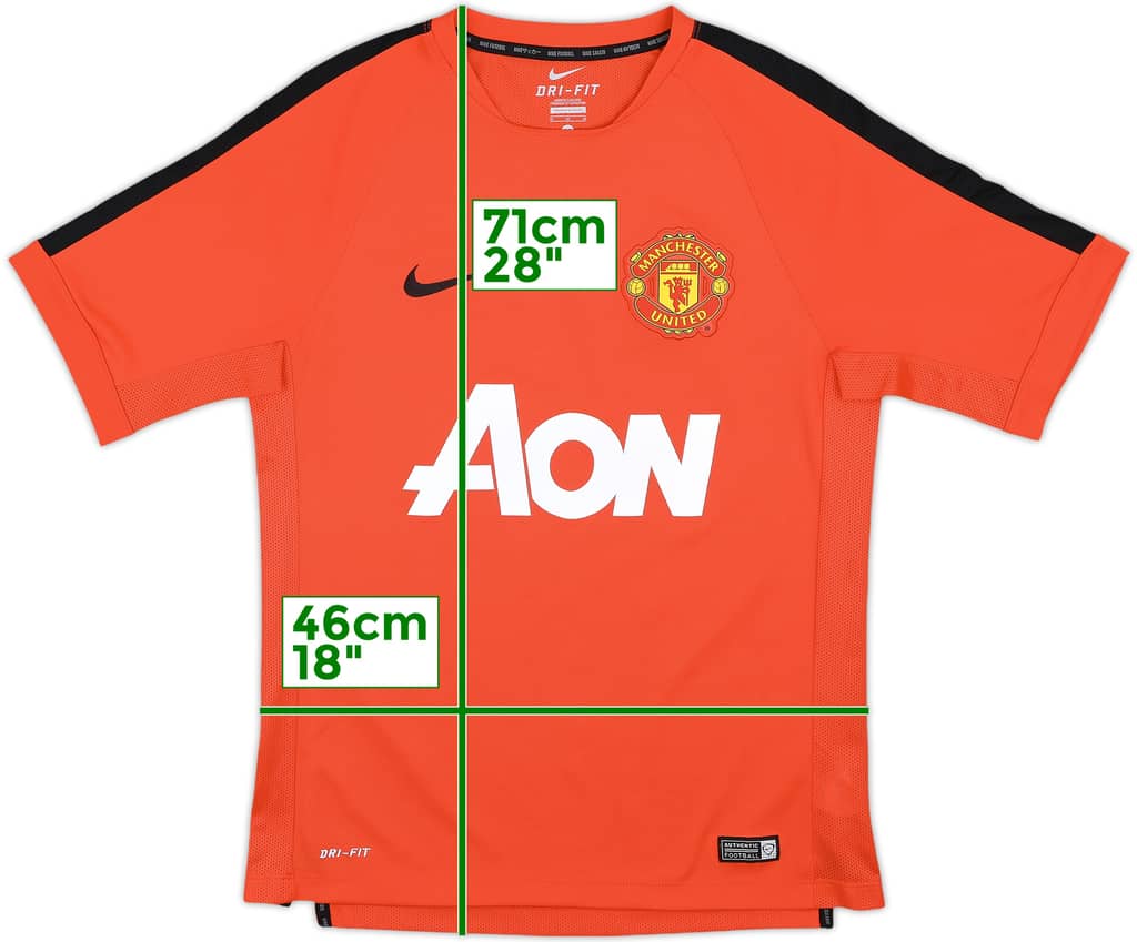 2014-15 Manchester United Nike Training Shirt - 10/10 - (M)