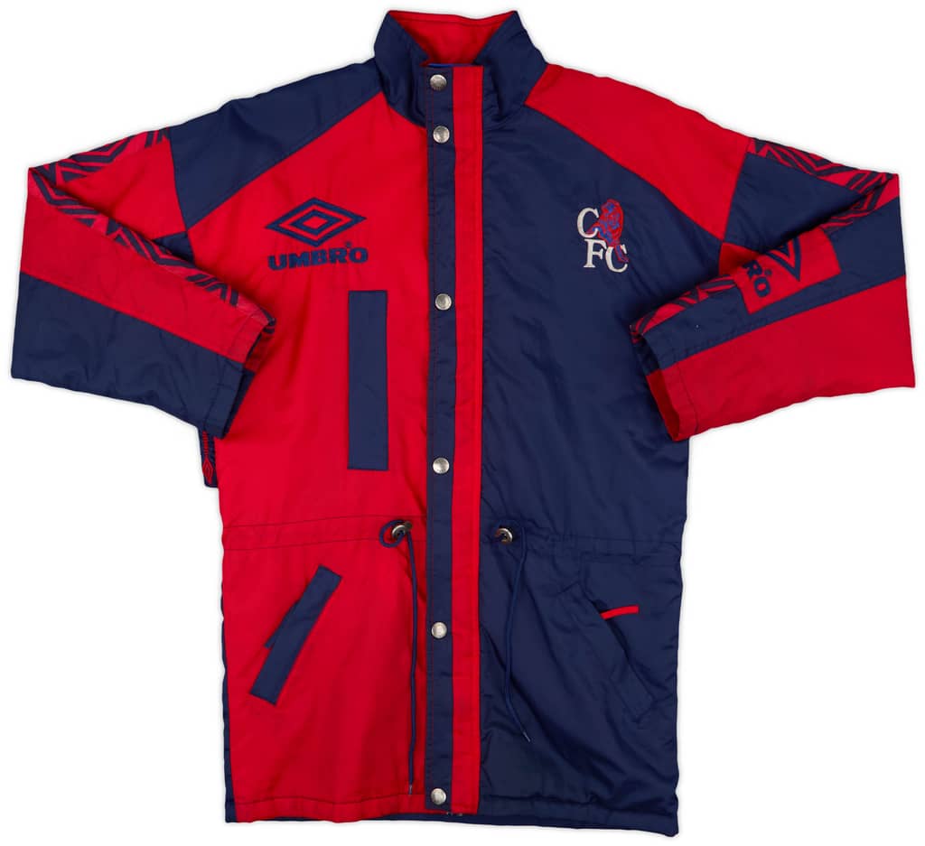 1996-97 Chelsea Umbro Padded Bench Coat - 8/10 - (L.Boys)