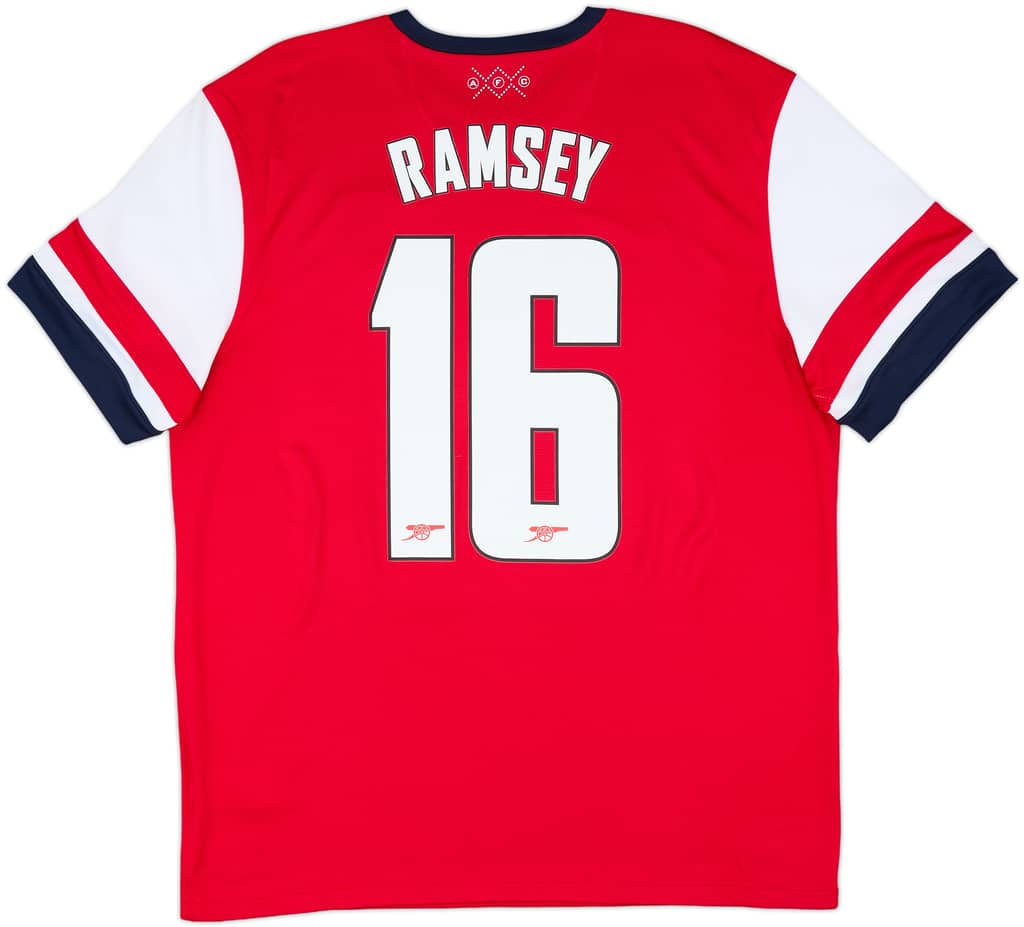 2012-14 Arsenal Home Shirt Ramsey #16 - 9/10 - (XL)
