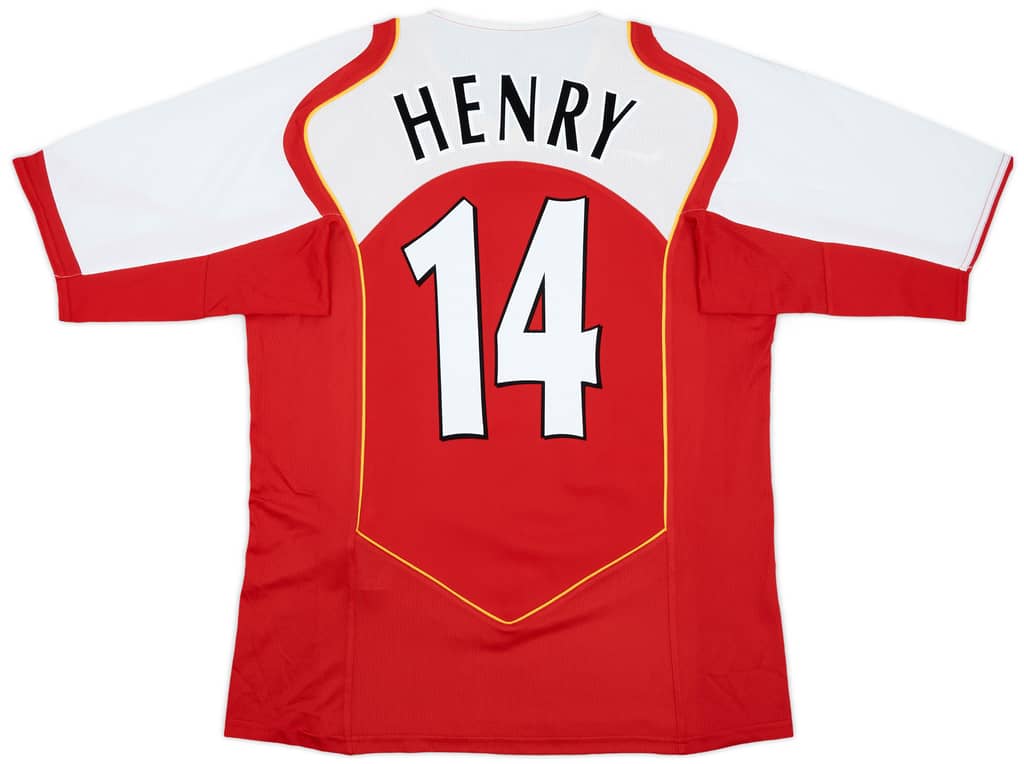 2004-05 Arsenal Home Shirt Henry #14 - 8/10 - (L)