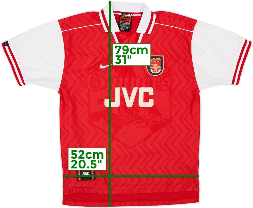 1996-98 Arsenal Home Shirt - 5/10 - (L)