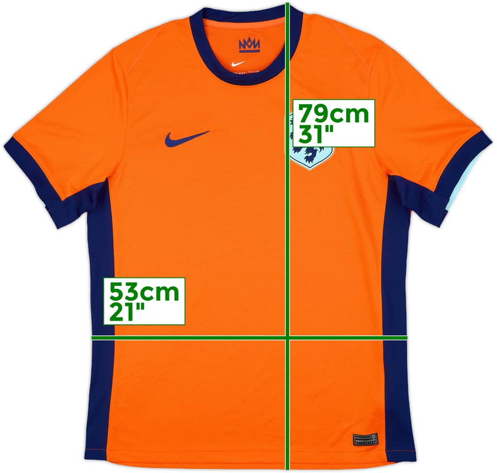 2024 Netherlands Home Shirt - 10/10 - (L)