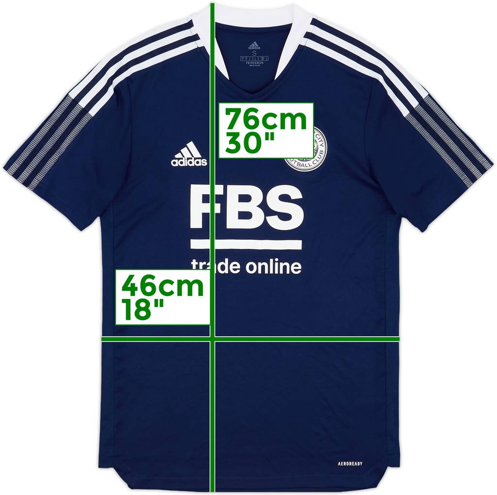 2022-23 Leicester City adidas Training Shirt - 9/10 - (S)