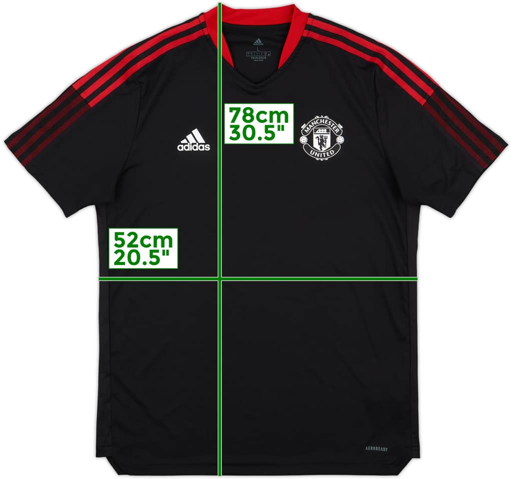 2021-22 Manchester United adidas Training Shirt - 10/10 - (L)
