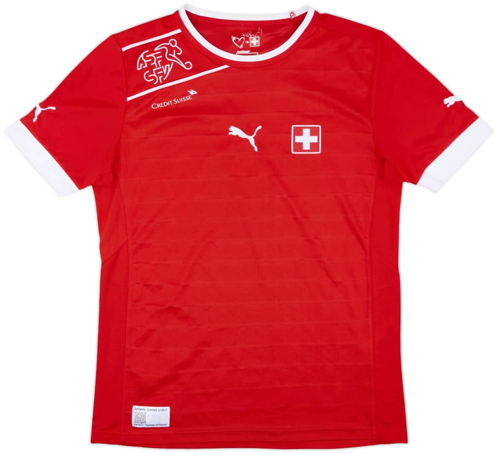 2012-13 Switzerland Home Shirt - 9/10 - (M)