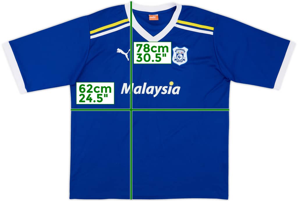 2011-12 Cardiff Home Shirt - 6/10 - (XXL)