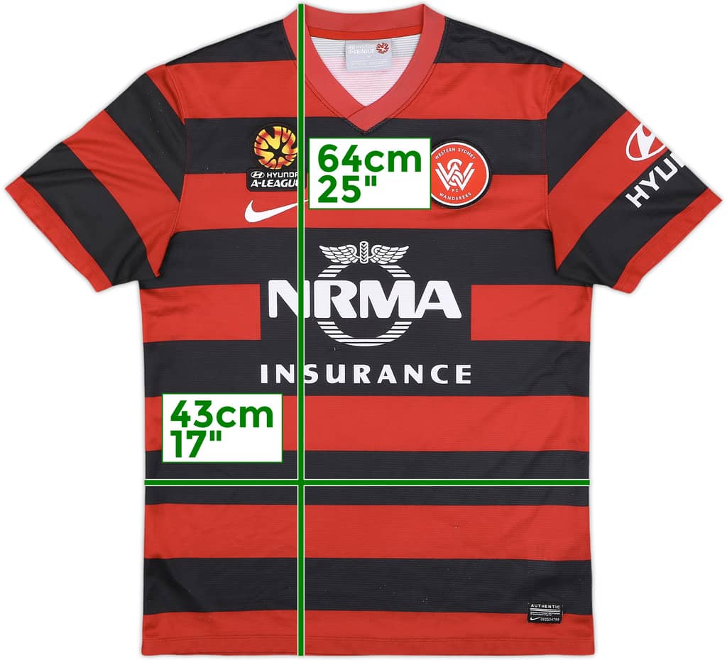 2012-14 Western Sydney Wanderers Home Shirt - 6/10 - (M)