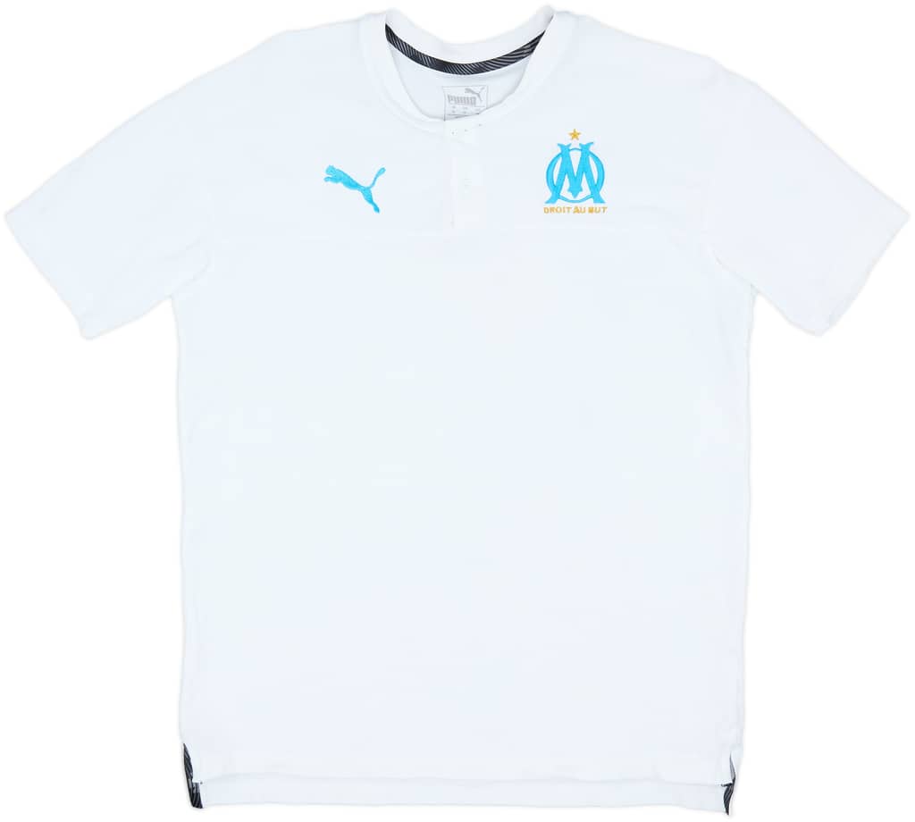 2019-20 Olympique Marseille Puma Polo Shirt - 8/10 - (M)