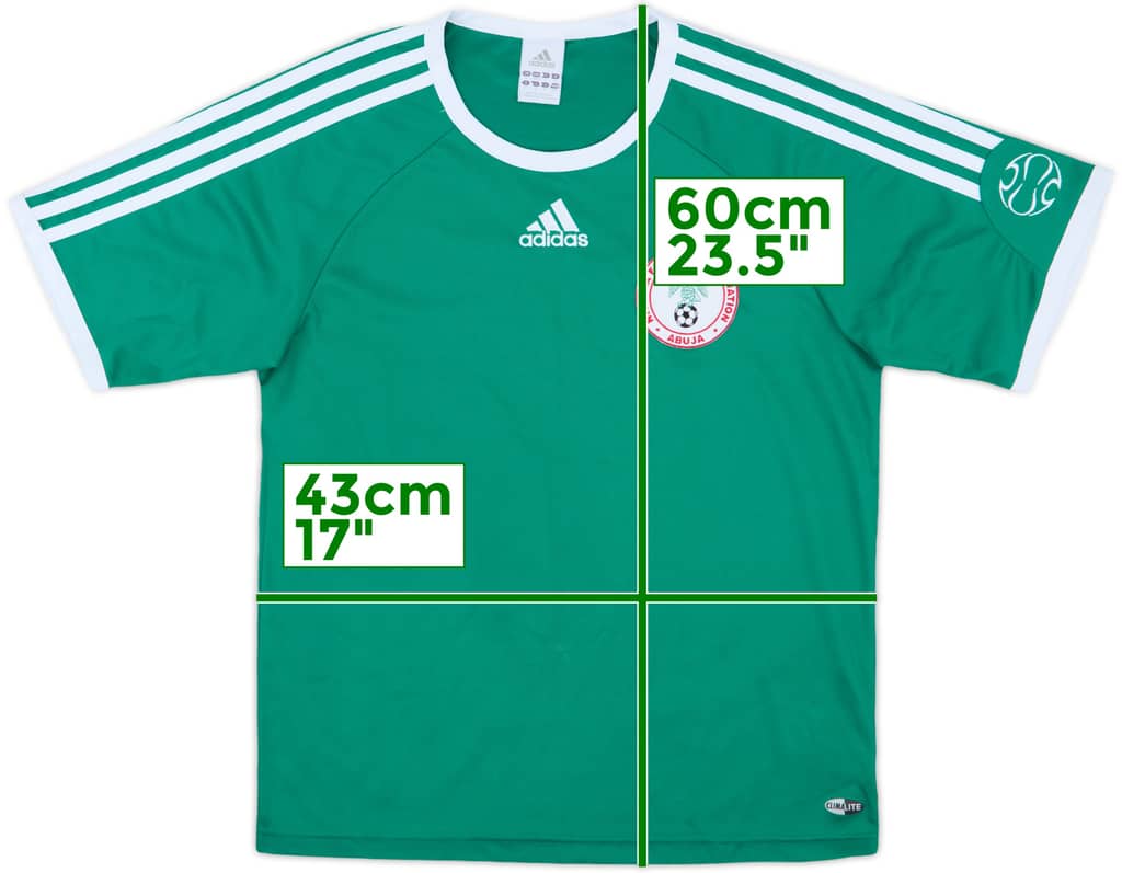2006-08 Nigeria Basic Home Shirt - 8/10 - (S)