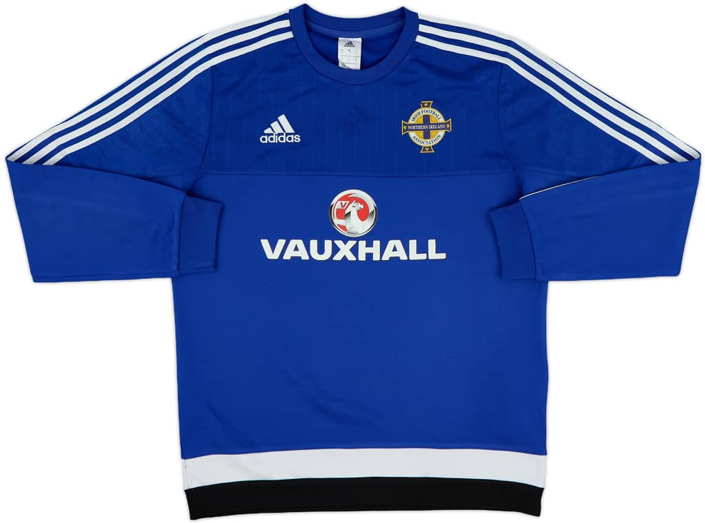 2015-16 Northern Ireland adidas Sweat Top - 8/10 - (M)