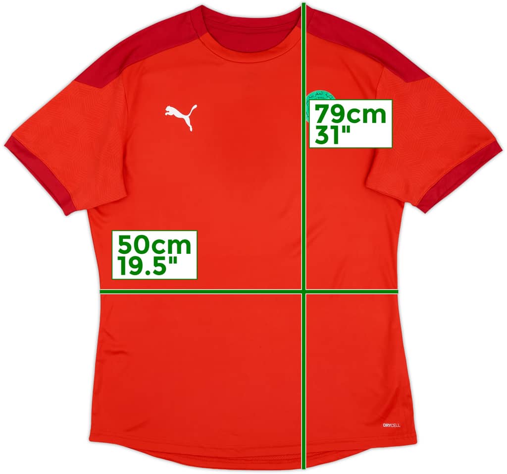 2019-20 Morocco Puma Training Shirt - 8/10 - (L)