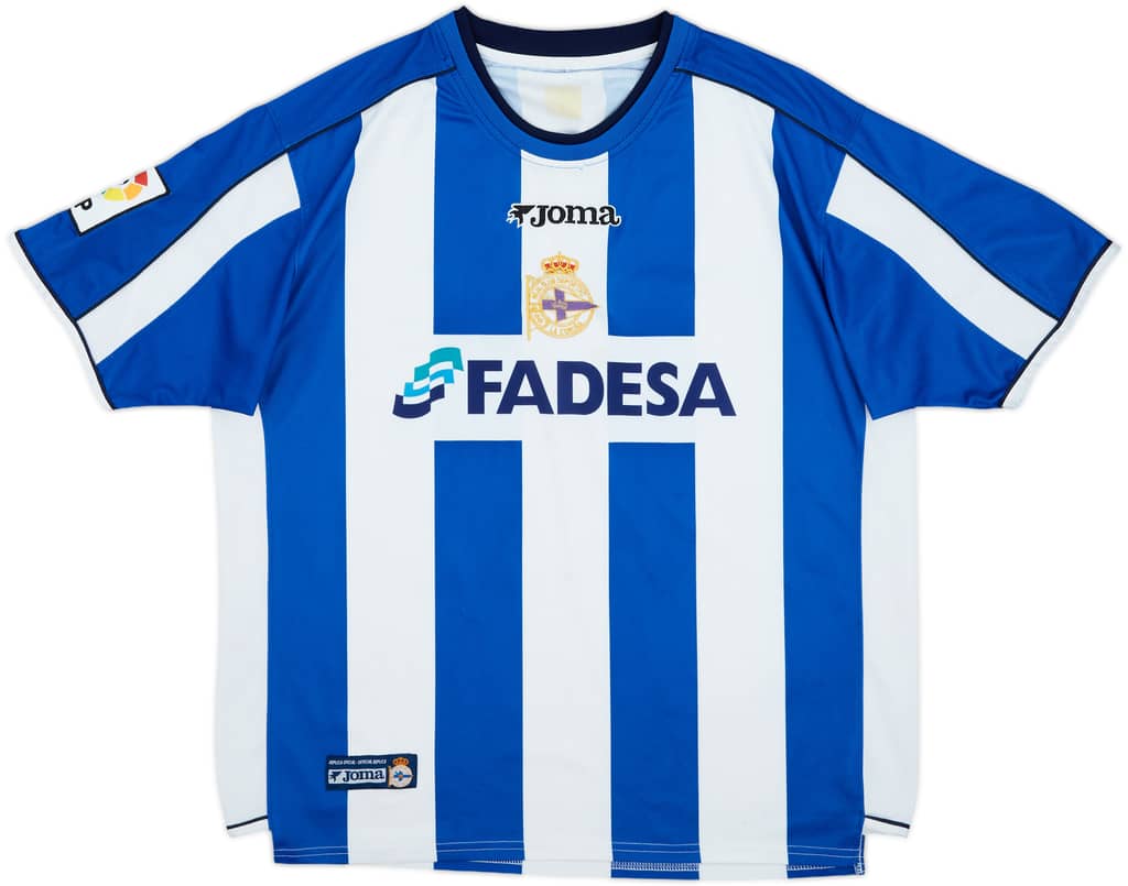 2002-03 Deportivo de La Coruna Home Shirt - 8/10 - (XL)