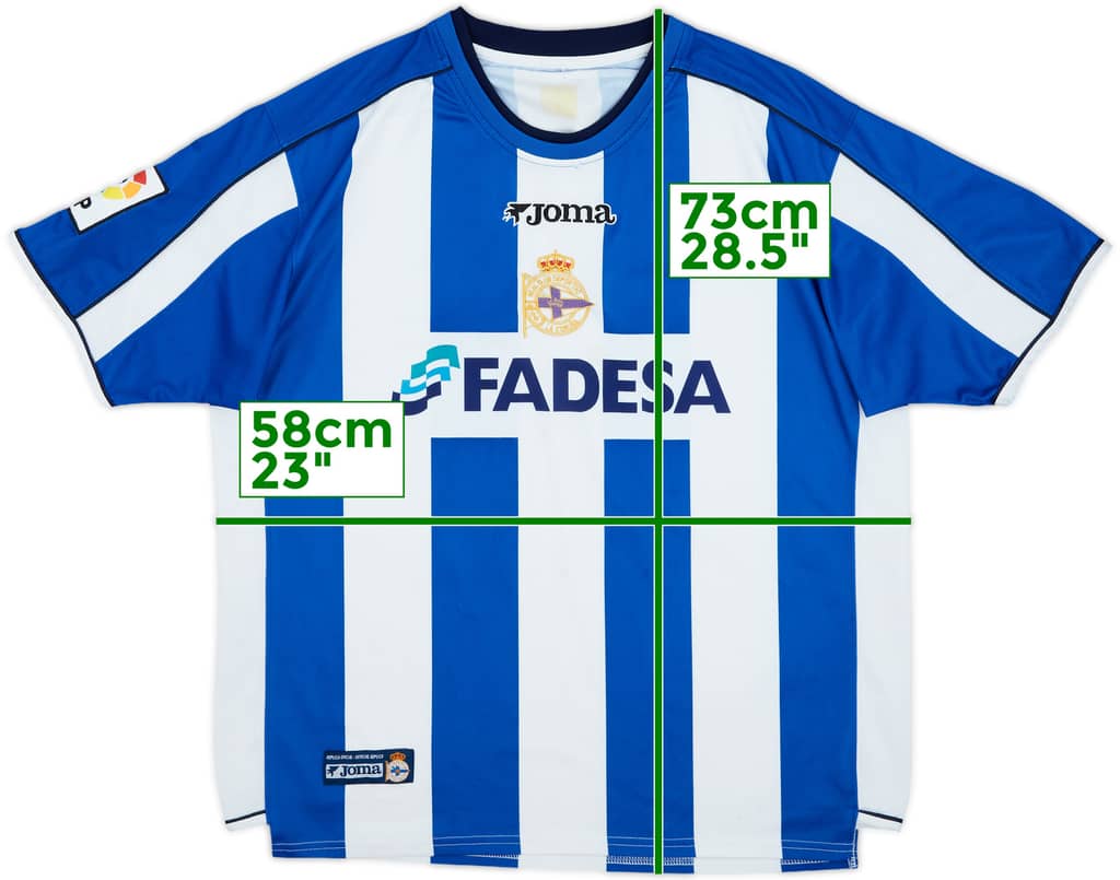 2002-03 Deportivo de La Coruna Home Shirt - 8/10 - (XL)