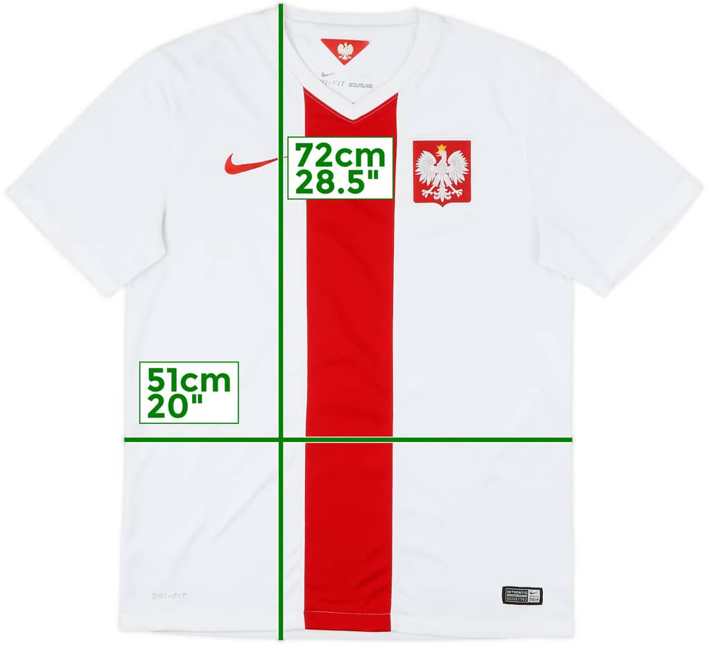 2014-16 Poland Home Shirt - 8/10 - (M)
