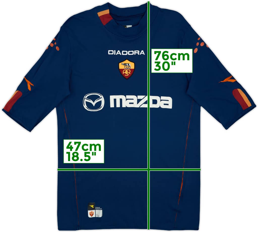 2003-04 Roma Fourth Shirt - 7/10 - (XL)