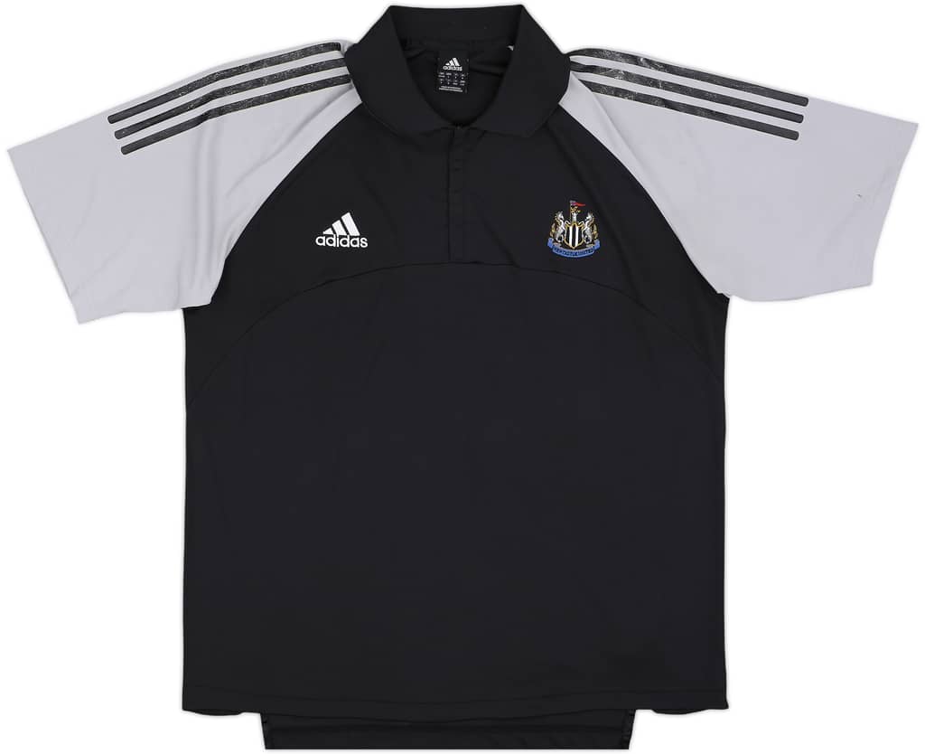 2002-03 Newcastle adidas 1/4 Zip Polo Shirt - 6/10 - (L/XL)