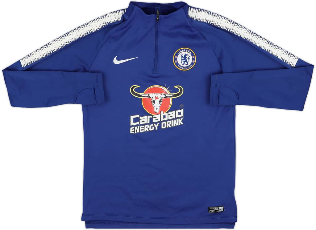 2018-19 Chelsea Nike 1/4 Zip Drill Top - 7/10 - (S)