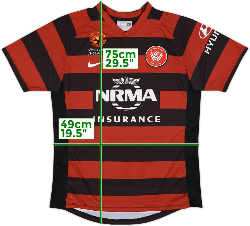 2012-14 Western Sydney Wanderers Home Shirt - 8/10 - (M)