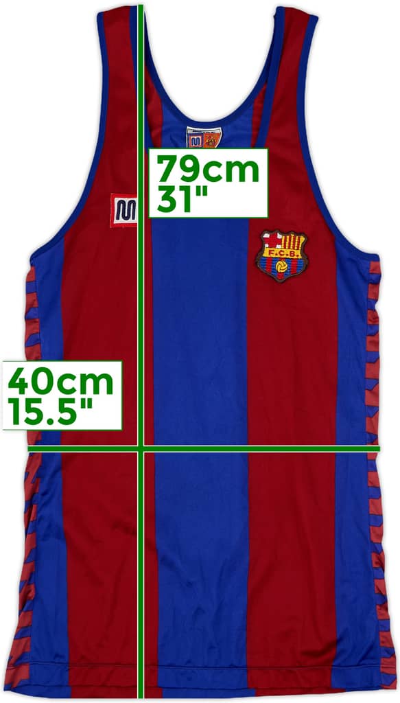 1984-89 Barcelona Meyba Basketball Jersey - 9/10 - (M)