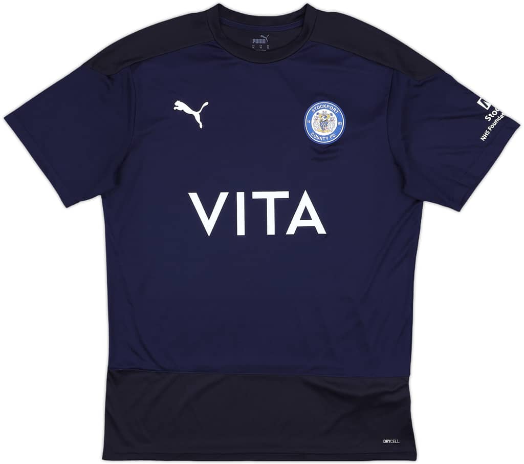 2019-20 Stockport County Puma Training Shirt - 9/10 - (XL)