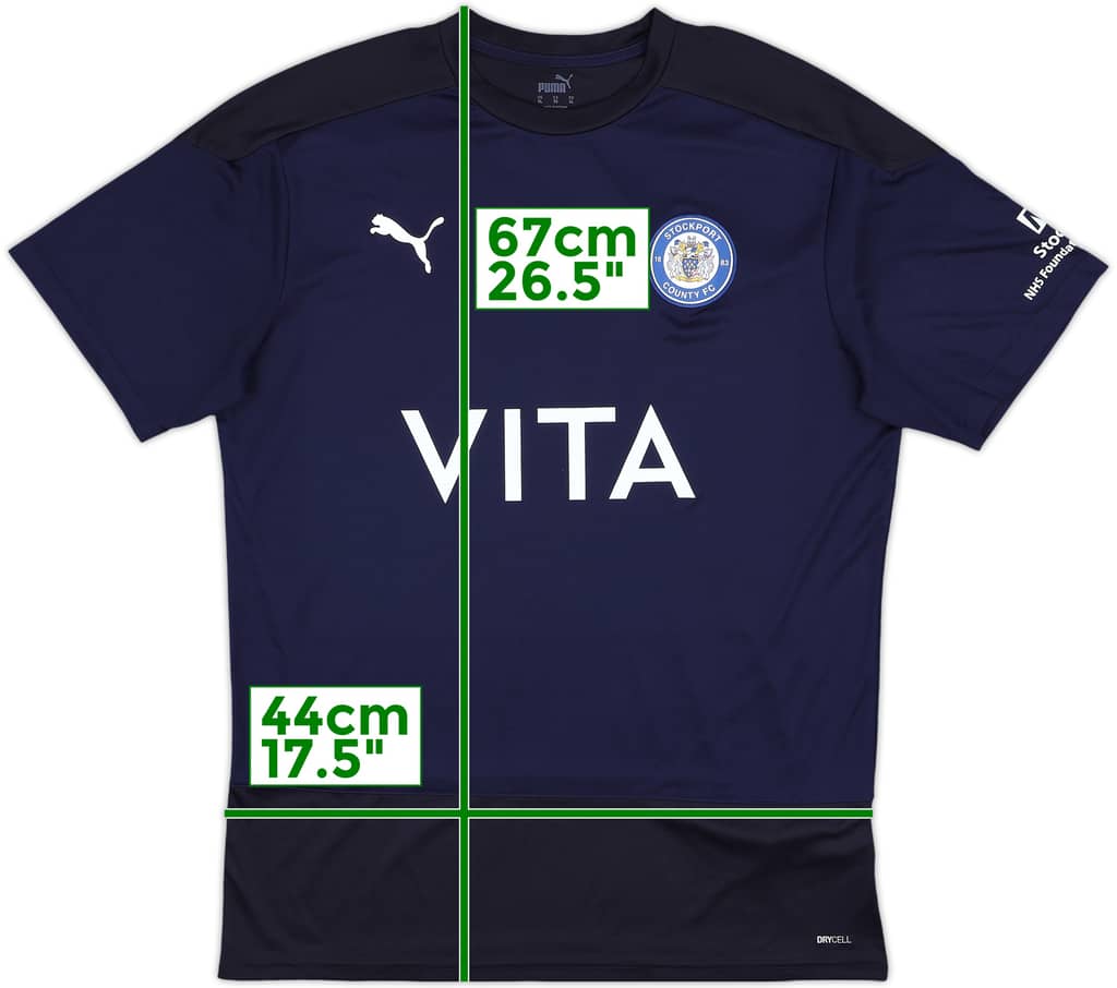 2019-20 Stockport County Puma Training Shirt - 9/10 - (XL)