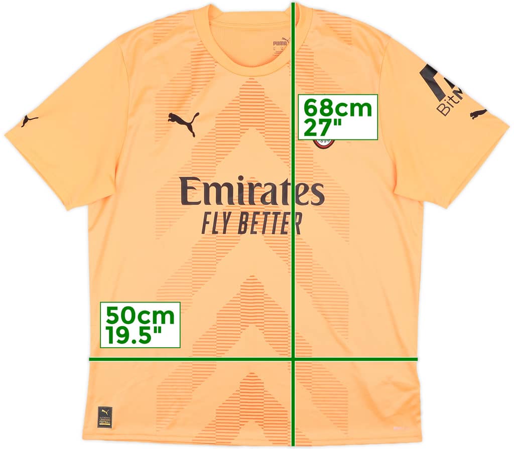 2022-23 AC Milan GK S/S Shirt - 9/10 - (XL)